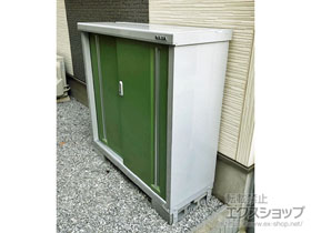 の物置・屋外倉庫 シンプリー 一般型 MJX-114BP LG MJX-114B-P-LG 施工例