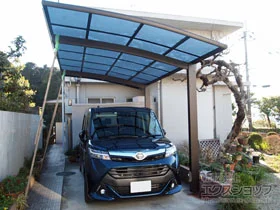 YKKAPのカーポート レイナポートグラン　積雪～20cm対応 施工例