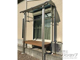 YKKAPのテラス屋根 ヴェクターテラス R型 テラスタイプ 単体 積雪～20cm対応 施工例