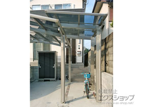 のサイクルポート・駐輪場 エフルージュグランミニ 積雪〜20cm対応 施工例