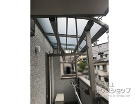 のバルコニー・ベランダ屋根 ヴェクターテラス R型 屋根タイプ 単体 積雪〜20cm対応 施工例