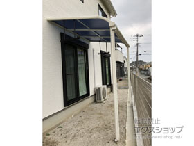 のテラス屋根 ヴェクターテラス R型 テラスタイプ 単体 積雪〜20cm対応 施工例