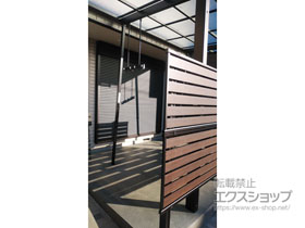 のテラス屋根 フーゴF 独立テラスタイプ 単体 積雪〜20cm対応 施工例