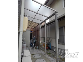 のテラス屋根 ヴェクターテラス F型 テラスタイプ 単体 積雪〜20cm対応 施工例