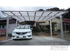 のカーポート エフルージュ ツイン 積雪〜20cm対応 施工例
