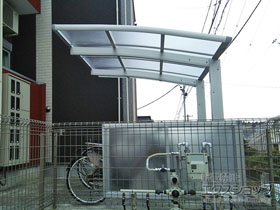 のサイクルポート・駐輪場 レイナポートグランミニ 積雪〜20cm対応 施工例