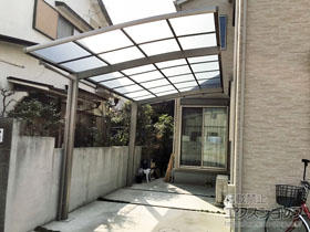 のカーポート ネスカR (ラウンドスタイル) 積雪〜20cm対応 施工例