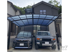 のカーポート ネスカR (ラウンドスタイル) ワイド 積雪〜20cm対応 施工例