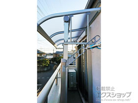 のバルコニー・ベランダ屋根 ヴェクターテラス R型 屋根タイプ 単体 積雪〜20cm対応 施工例