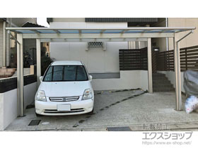 のカーポート エフルージュ ツイン　積雪〜20cm対応 施工例