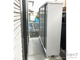 の物置・屋外倉庫 シンプリー 一般型 1940×515×1903（MJX-195E-P） MJX-195E-P-FS 施工例