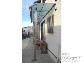 のテラス屋根 ヴェクターテラス R型 テラスタイプ 単体 積雪〜20cm対応 施工例