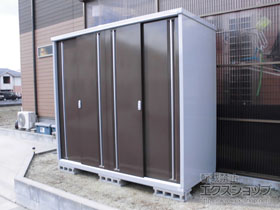 の物置・屋外倉庫 シンプリー 一般型 2160×905×1903（MJX-219E） MJX-219E-TB 施工例