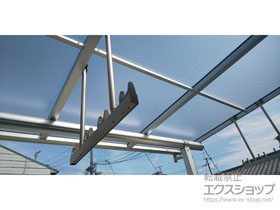 のバルコニー・ベランダ屋根 ヴェクターテラス F型 屋根タイプ 単体 積雪〜20cm対応 施工例