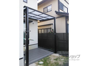 のテラス屋根 フーゴF 独立テラスタイプ 単体 積雪〜20cm対応 施工例