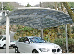 のカーポート プレシオスポート ワイド 積雪〜20cm対応 施工例