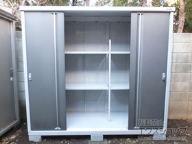 の物置・屋外倉庫 シンプリー 一般型 2160×755×1903（MJX-217E） MJX-217E-PG 施工例