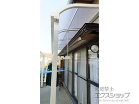 のテラス屋根 スピーネ R型 テラスタイプ 単体 積雪〜20cm対応 施工例