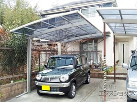 YKKAPのカーポート レイナポートグラン　積雪～20cm対応 施工例