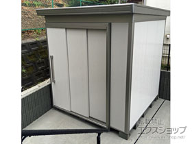 の物置・屋外倉庫 ヨド蔵MD スチール床タイプ 一般型（DZB-2222HE） DZB-2222HE-SG 施工例