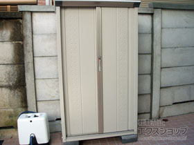 の物置・屋外倉庫 グランプレステージジャンプ 920×530×1600 GP-95B-T-【MW】 施工例