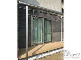 のテラス屋根 ヴェクターテラス R型 テラスタイプ 単体 積雪〜20cm対応 施工例