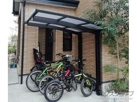 のサイクルポート・駐輪場 プレシオスポート ミニ 積雪〜20cm対応 施工例