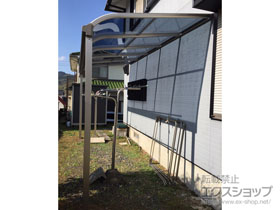 のテラス屋根 ヴェクターテラス R型 テラスタイプ 単体 積雪〜20cm対応 施工例