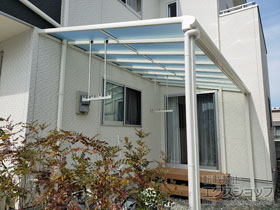 のテラス屋根 ヴェクターテラス F型 テラスタイプ 単体 積雪〜20cm対応 施工例