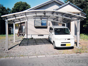 のカーポート レイナツインポートグラン　積雪〜20cm対応 施工例