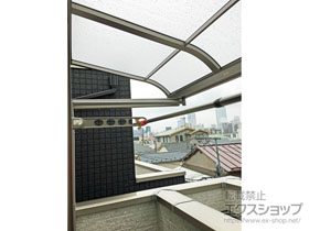 のバルコニー・ベランダ屋根 スピーネ R型 ルーフタイプ 単体 積雪〜20cm対応 施工例