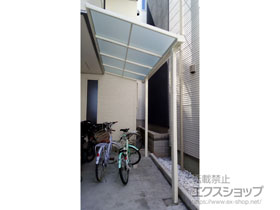 のテラス屋根 ヴェクターテラス F型 テラスタイプ 単体 積雪〜20cm対応 施工例