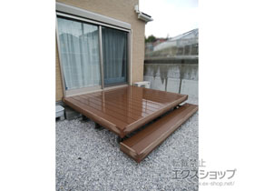 のウッドデッキ 樹ら楽ステージ 施工例