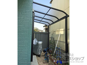 のテラス屋根 プレシオステラス R型 テラスタイプ 単体 積雪〜20cm対応 施工例