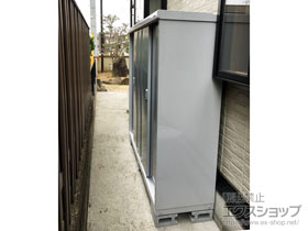 の物置・屋外倉庫 シンプリー 一般型 1940×515×1603 MJX-195D-P-FS 施工例