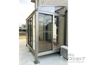 のテラス囲い・サンルーム サニージュR型 床納まり（ランマなし）積雪20cm対応 施工例