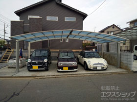 のカーポート レイナトリプルポートグラン　積雪〜20cm対応 施工例