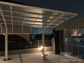 のカーポート レイナキャップポートグラン 延長 積雪〜20cm対応 施工例