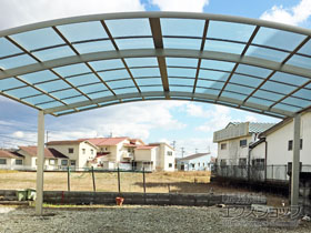 のカーポート レイナツインポートグラン　積雪〜20cm対応 施工例