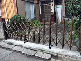 のカーゲート トリップゲート RB型 ノンレール 片開き 41S 施工例