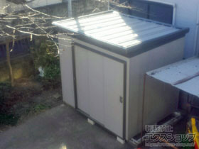 の物置・屋外倉庫 ナイソー 一般型 2460×1880×2270（SMK-47S） SMK-47S 施工例