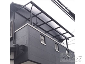 のバルコニー・ベランダ屋根 ヴェクターテラス F型 屋根タイプ 単体 積雪〜20cm対応 施工例