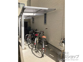 のサイクルポート・駐輪場 エフルージュグランミニ 積雪〜20cm対応 施工例