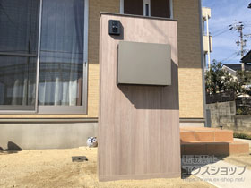 の機能門柱・ポスト ウォールスクリーン ファンクションユニット門袖 施工例