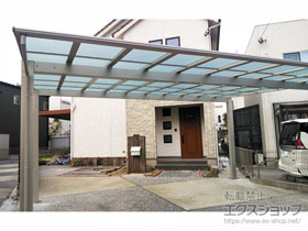 のカーポート エフルージュ ツイン 積雪〜20cm対応 施工例