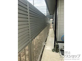 Value Selectのフェンス・柵・塀 ミエッタフェンス 防犯たて格子タイプ 施工例