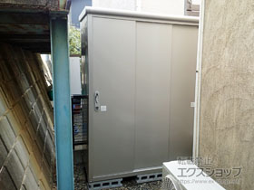 の物置・屋外倉庫 エスモ 一般型 1497×900×1959（ESE-1509A） ESE-1509A-SS 施工例