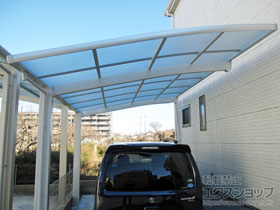 のカーポート ネスカR (ラウンドスタイル) 積雪〜20cm対応 施工例