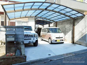 YKKAPのカーポート レイナツインポートグラン　積雪～20cm対応 施工例