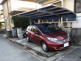 のカーポート プレシオスポート アルファ 積雪〜20cm対応 施工例